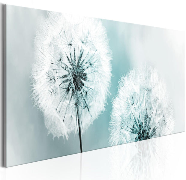 Stretched Canvas Floral Art - Blue Summer-Tiptophomedecor
