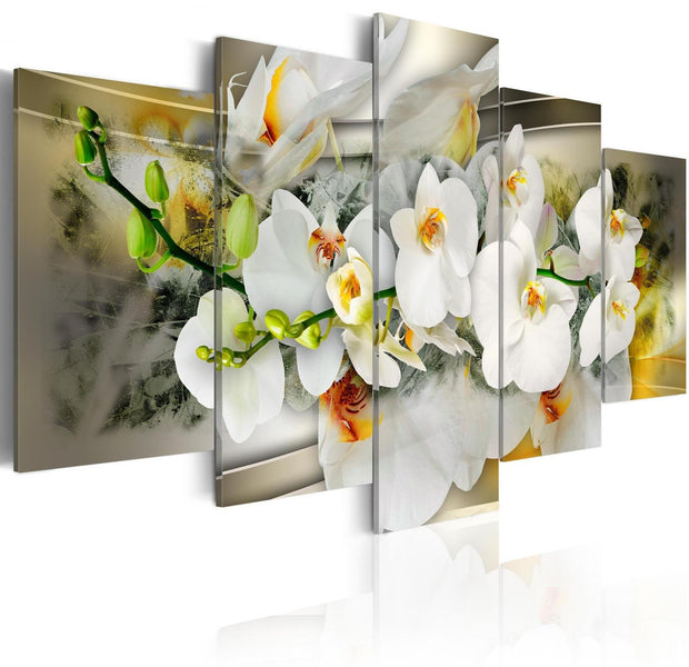Stretched Canvas Floral Art - Bouquet Of Innocence-Tiptophomedecor