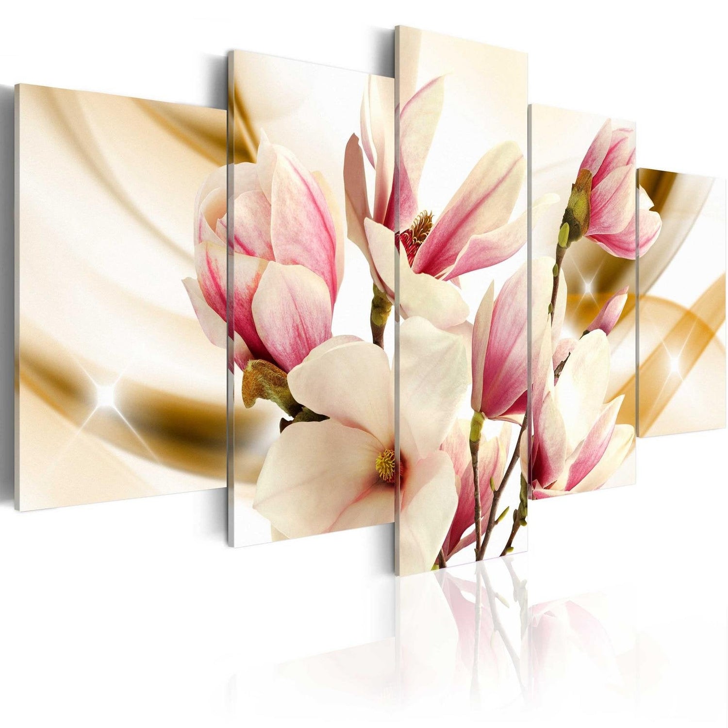 Stretched Canvas Floral Art - Breeze Of The Gentleness-Tiptophomedecor