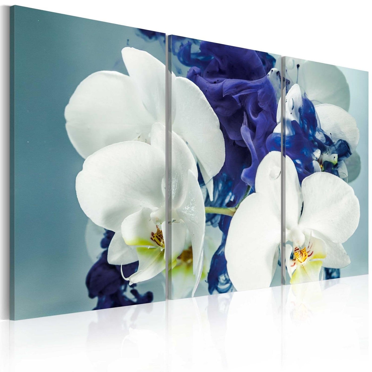 Stretched Canvas Floral Art - Chimerical Orchids-Tiptophomedecor