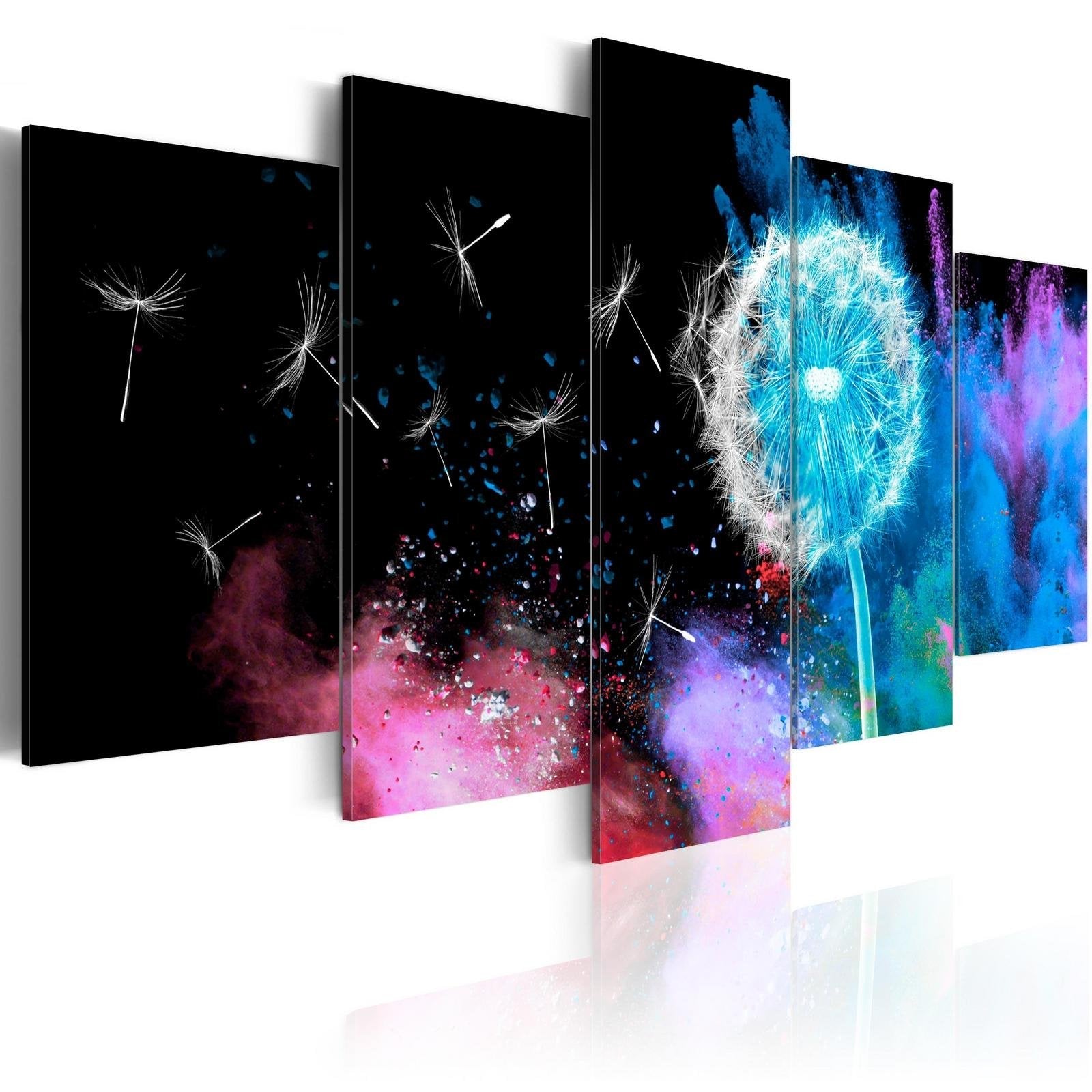 Stretched Canvas Floral Art - Colour Of Gentleness-Tiptophomedecor