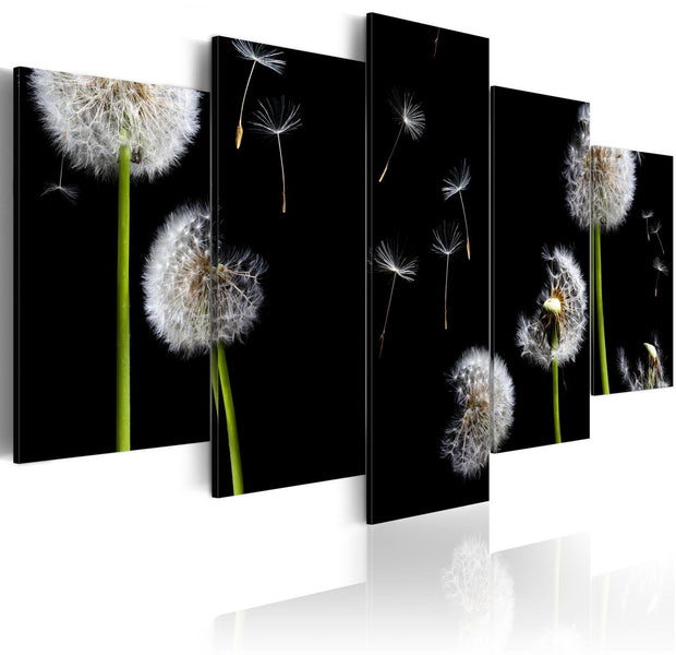 Stretched Canvas Floral Art - Dandelion- Towards Freedom-Tiptophomedecor