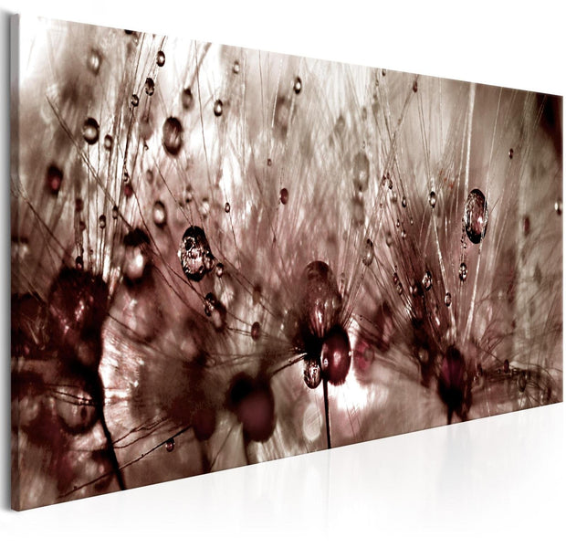 Stretched Canvas Floral Art - Dandelions After Rain-Tiptophomedecor