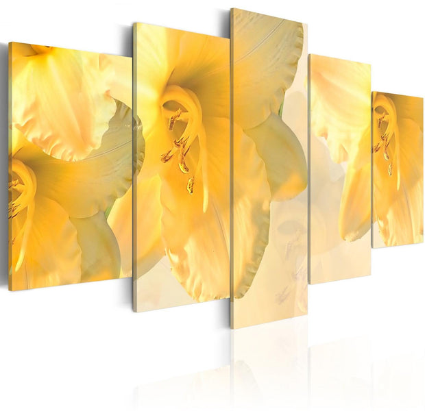 Stretched Canvas Floral Art - Dream Lilies-Tiptophomedecor