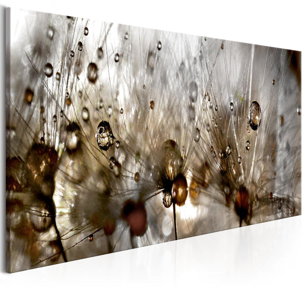 Stretched Canvas Floral Art - Drops Of Water-Tiptophomedecor