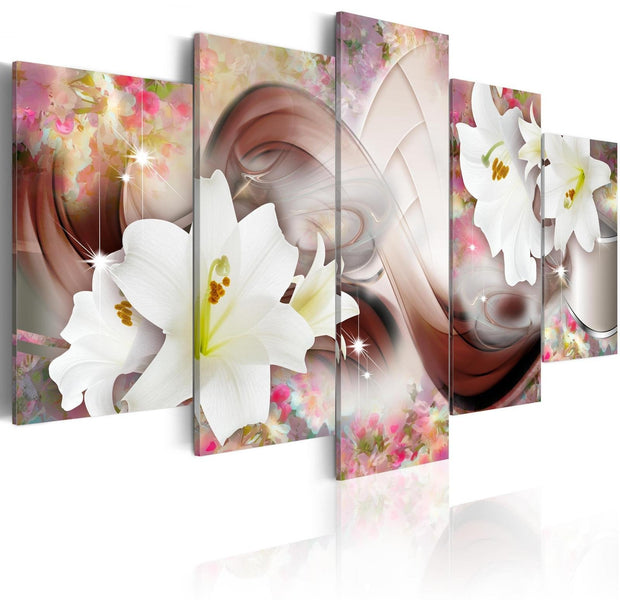 Stretched Canvas Floral Art - Elvish Stories-Tiptophomedecor