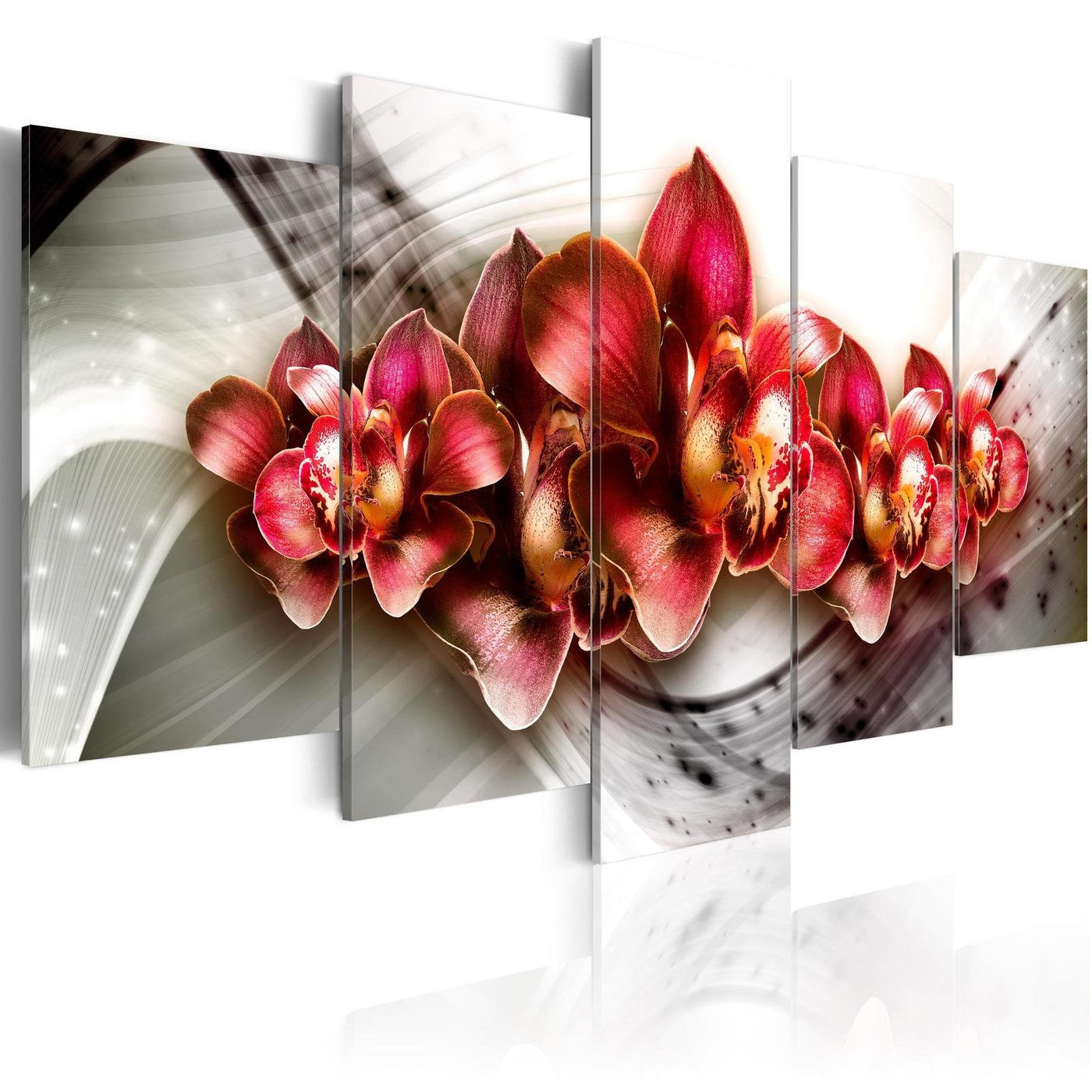 Stretched Canvas Floral Art - Empire Of The Orchid-Tiptophomedecor