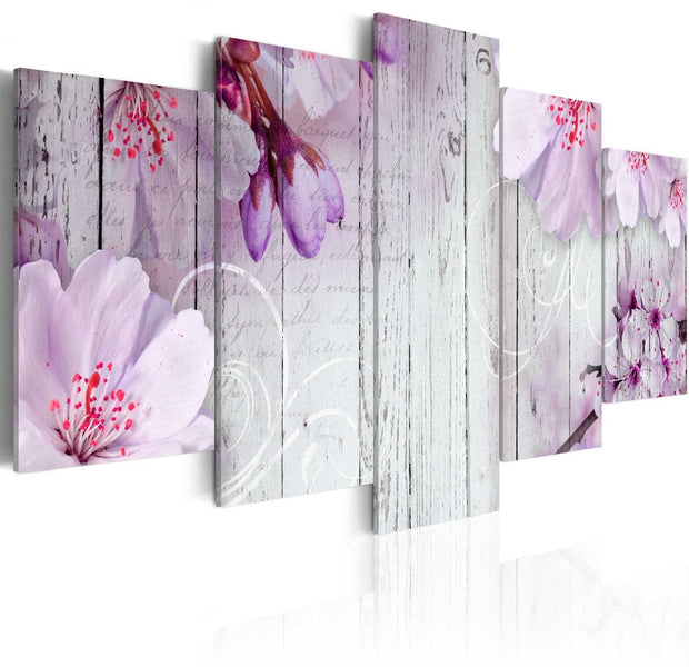 Stretched Canvas Floral Art - Fleeting Moments-Tiptophomedecor