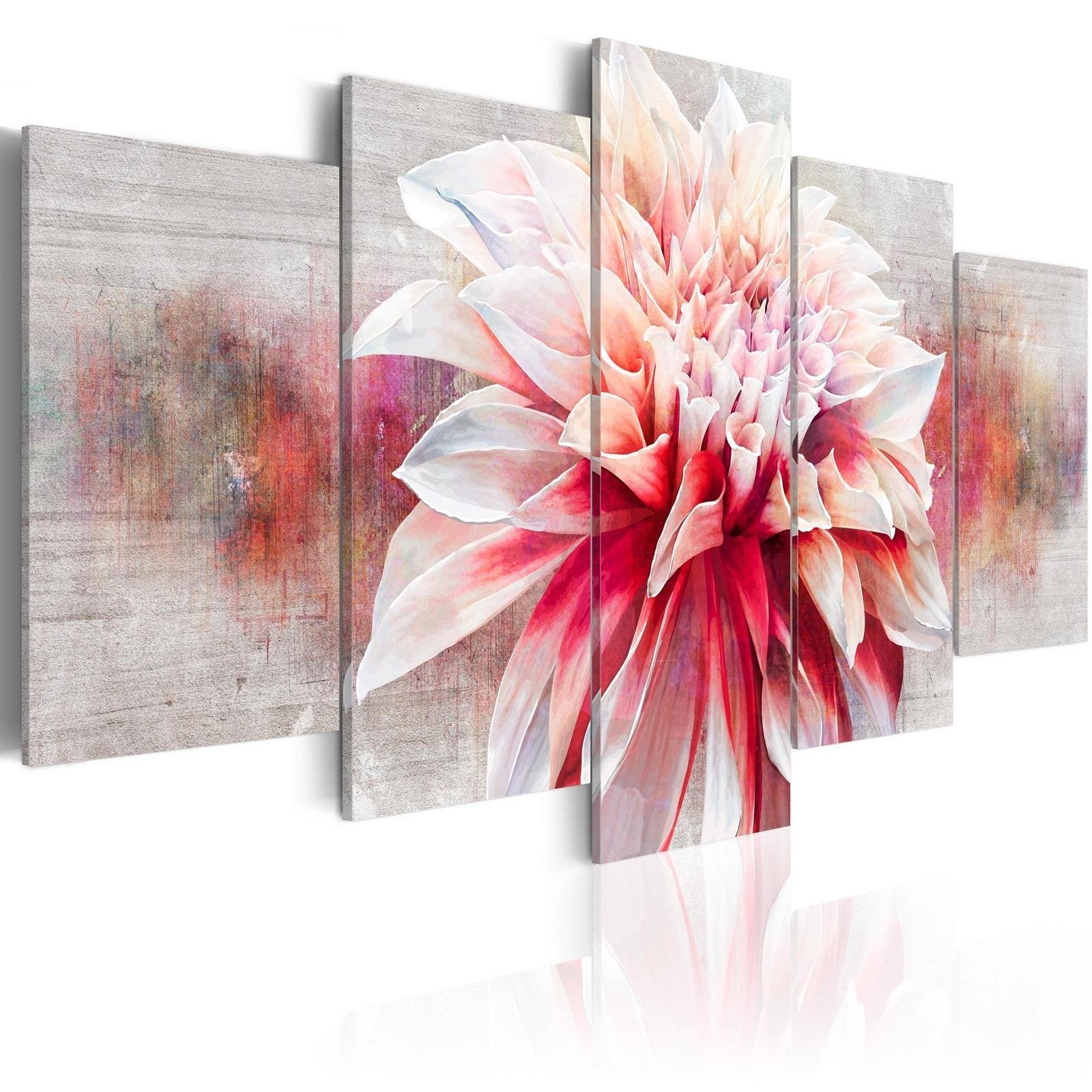 Stretched Canvas Floral Art - Flower Of Elegance-Tiptophomedecor