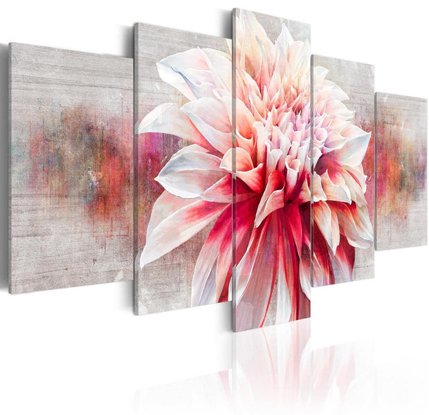 Stretched Canvas Floral Art - Flower Of Elegance-Tiptophomedecor