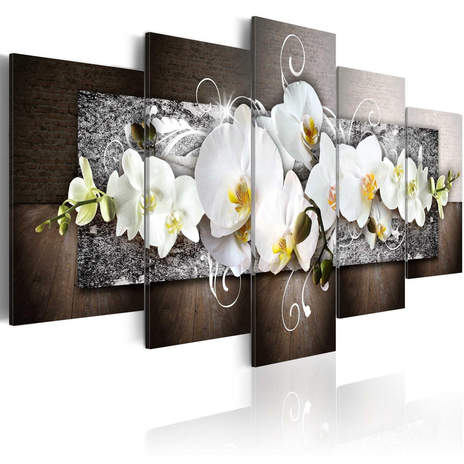 Stretched Canvas Floral Art - Flower Of Innocence-Tiptophomedecor