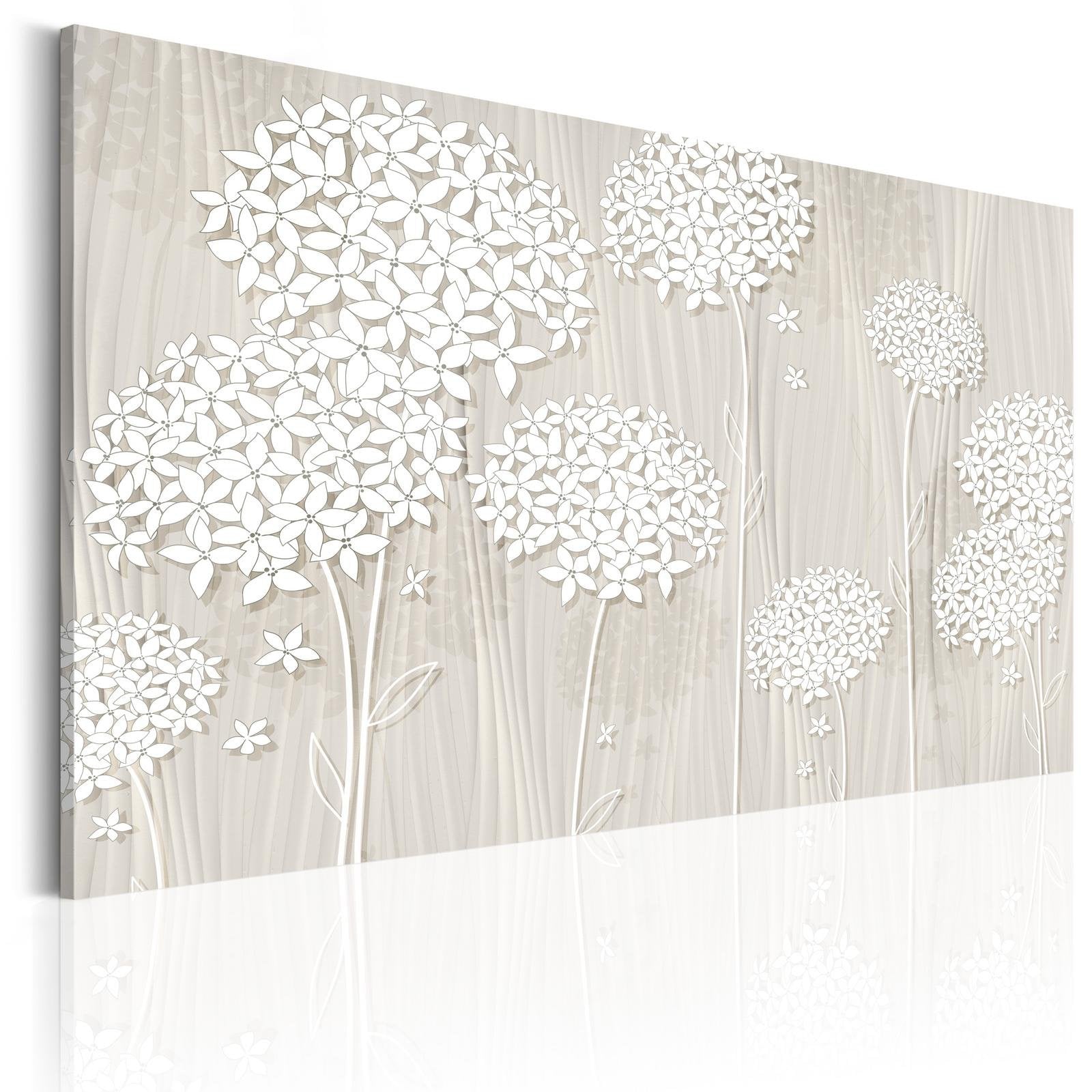 Stretched Canvas Floral Art - Flowers In The Wind-Tiptophomedecor