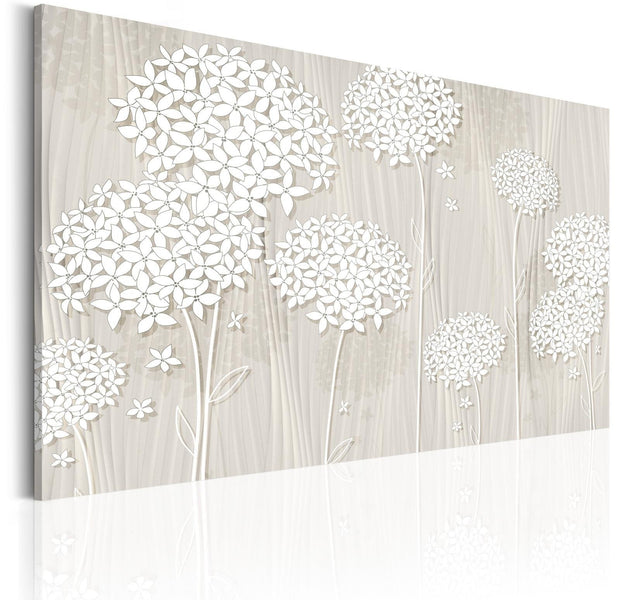 Stretched Canvas Floral Art - Flowers In The Wind-Tiptophomedecor