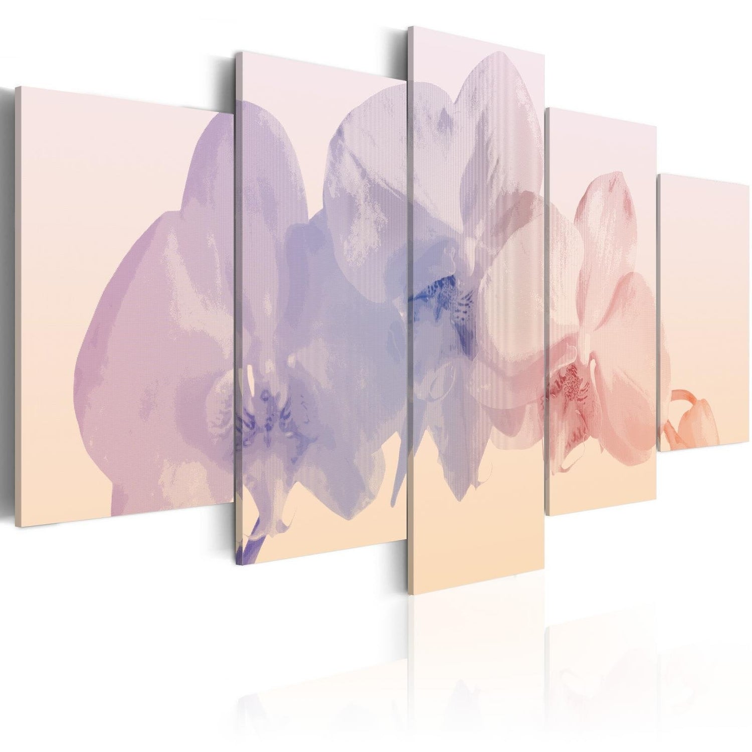 Stretched Canvas Floral Art - Fragile Beauty-Tiptophomedecor