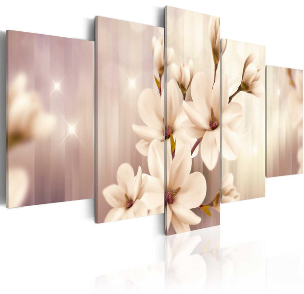 Stretched Canvas Floral Art - Garden Of Blaze-Tiptophomedecor