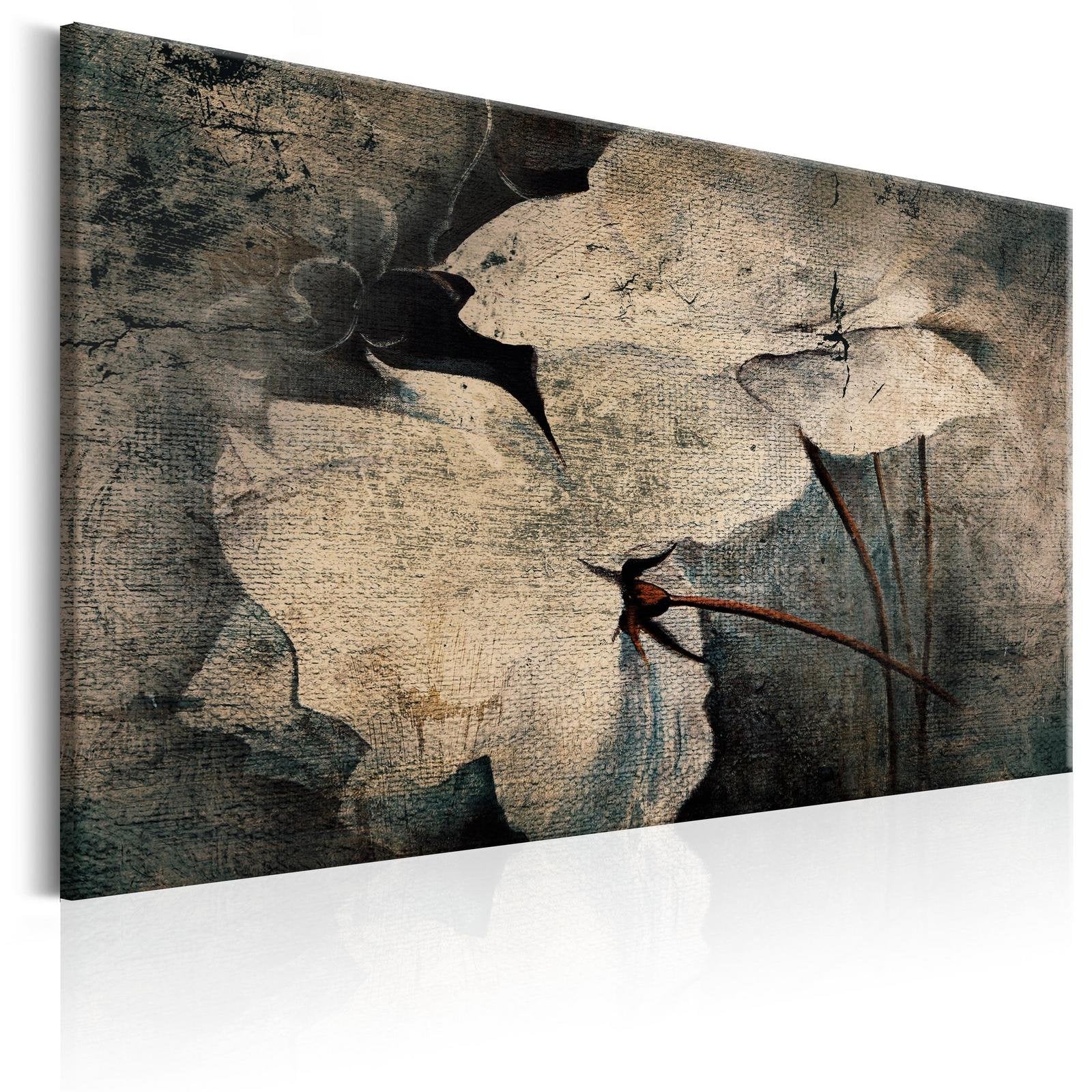 Stretched Canvas Floral Art - Garden Of Memories-Tiptophomedecor