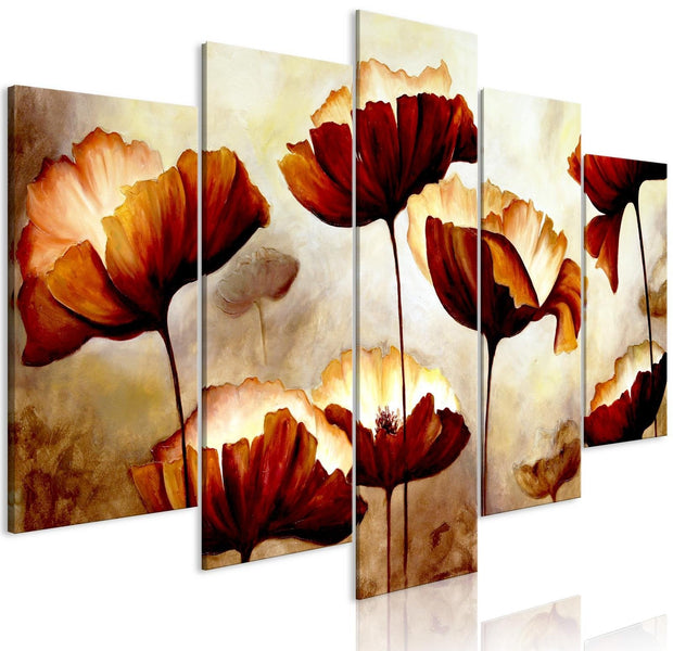 Stretched Canvas Floral Art - High Summer Wide-Tiptophomedecor