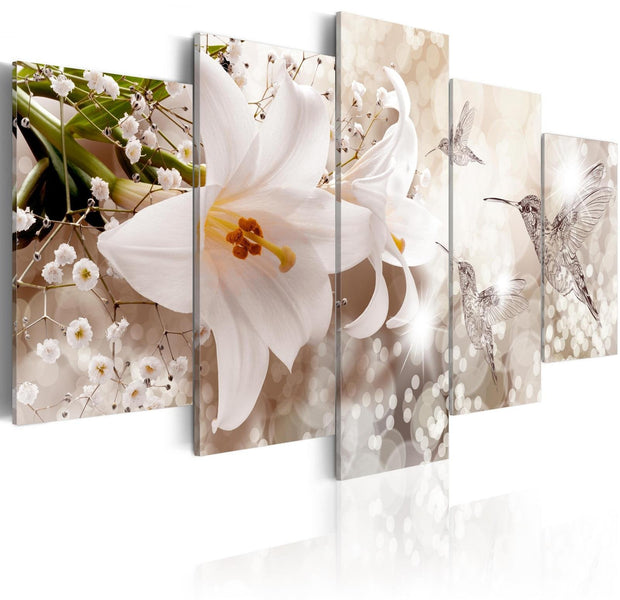 Stretched Canvas Floral Art - In The Heavenly Garden-Tiptophomedecor
