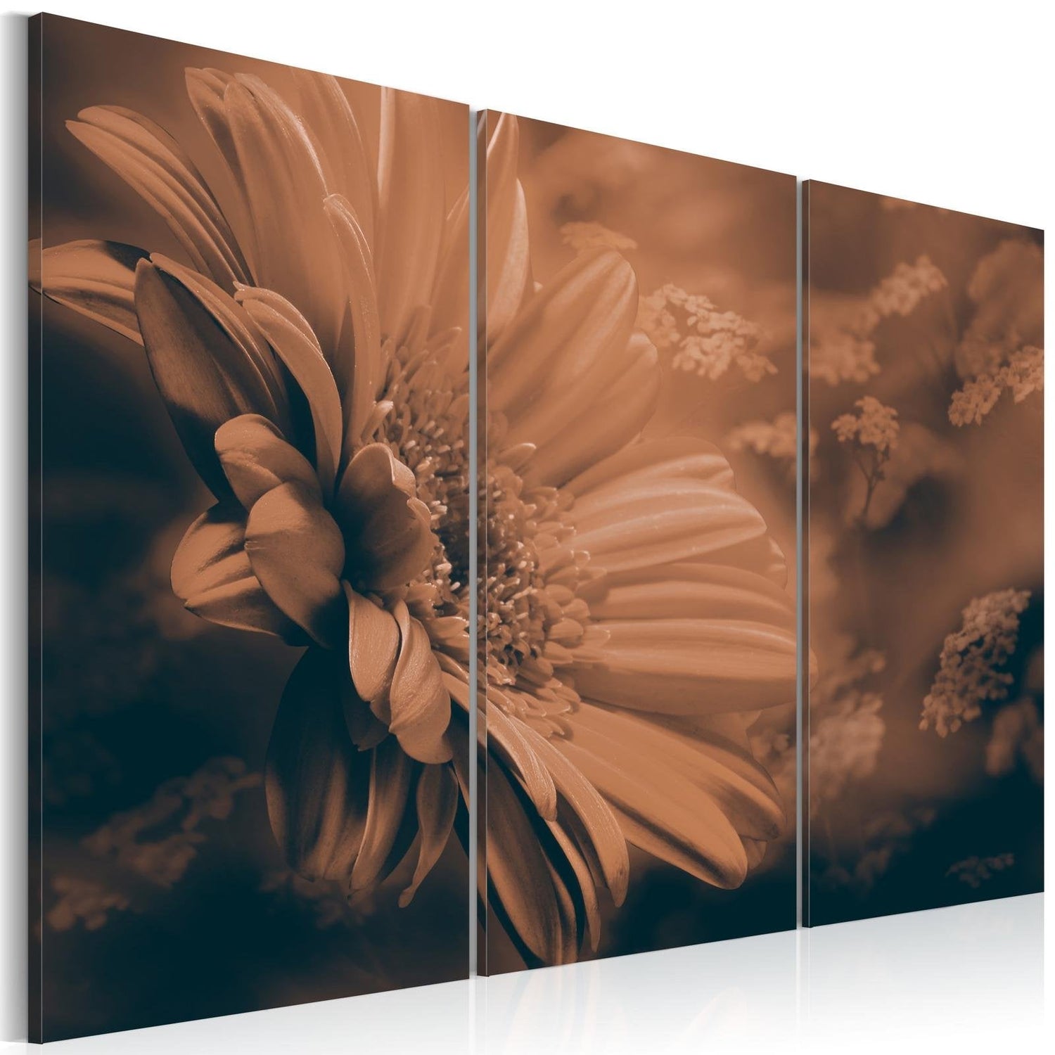 Stretched Canvas Floral Art - Intangible Beauty-Tiptophomedecor