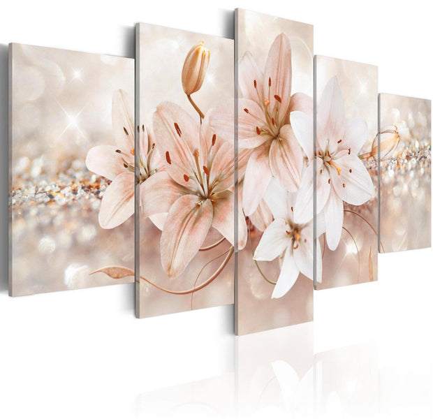 Stretched Canvas Floral Art - Jewel Of Innocence-Tiptophomedecor