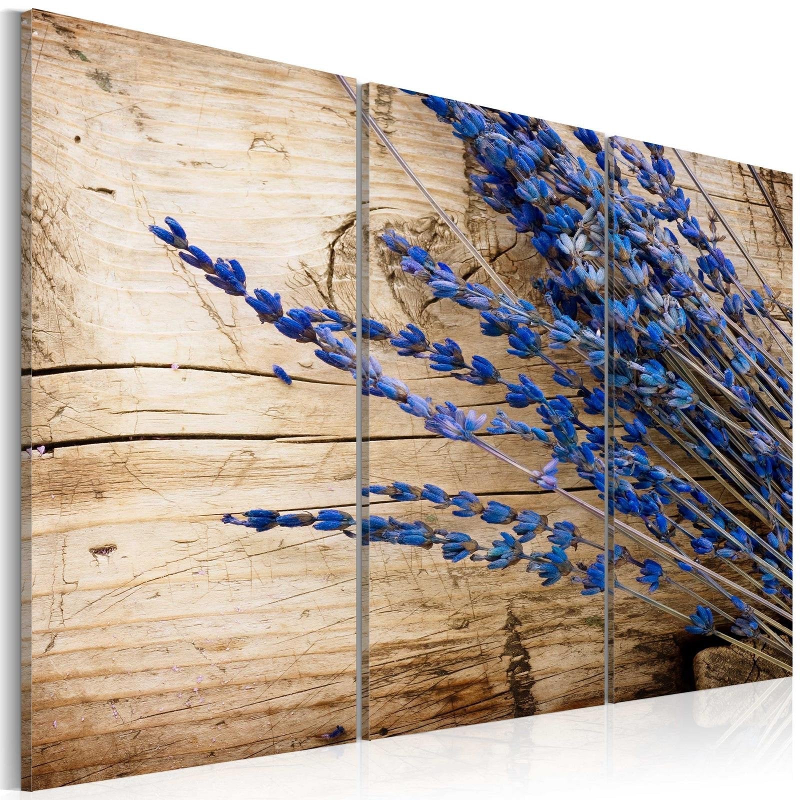 Stretched Canvas Floral Art - Lavander-Tiptophomedecor