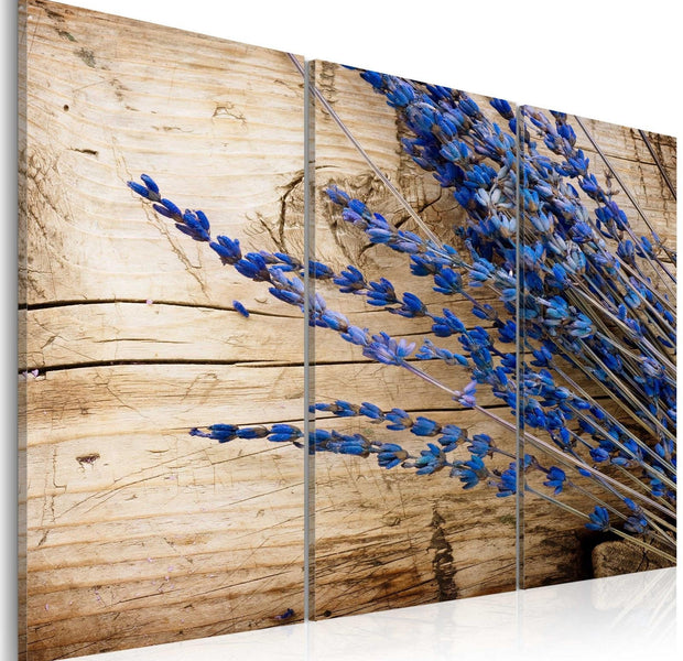 Stretched Canvas Floral Art - Lavander-Tiptophomedecor