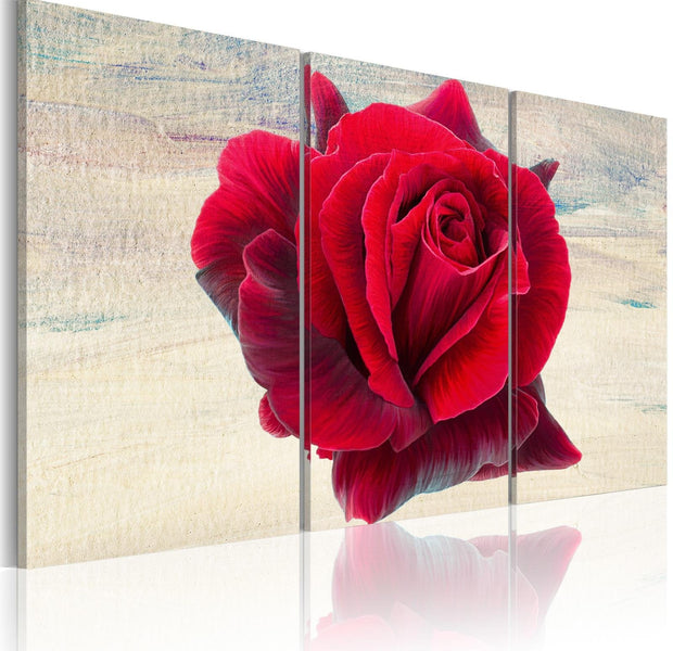 Stretched Canvas Floral Art - Lyrical Rose-Tiptophomedecor