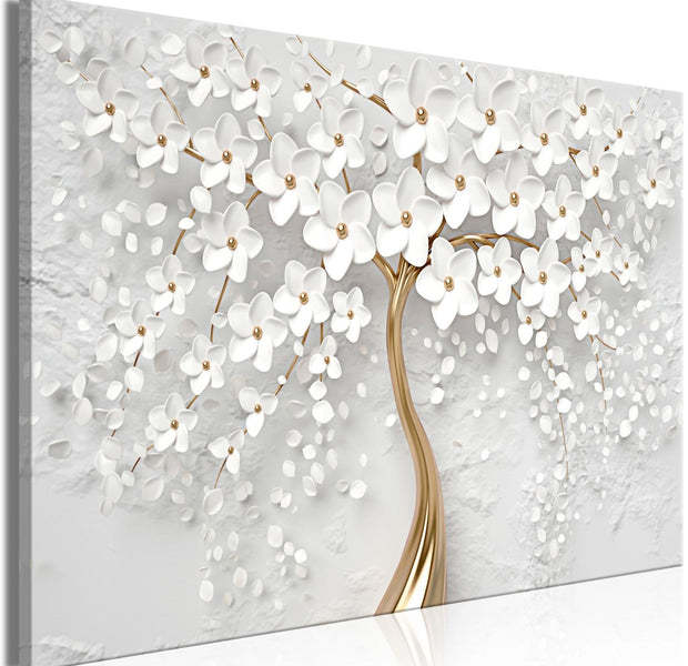 Stretched Canvas Floral Art - Magic Magnolia Wide-Tiptophomedecor