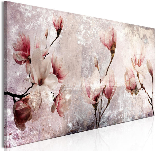 Stretched Canvas Floral Art - Magnolia Charm Narrow-Tiptophomedecor