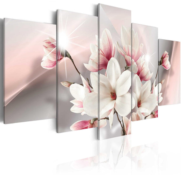 Stretched Canvas Floral Art - Magnolia In Bloom-Tiptophomedecor