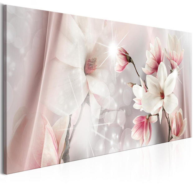 Stretched Canvas Floral Art - Magnolia Reflection Narrow-Tiptophomedecor