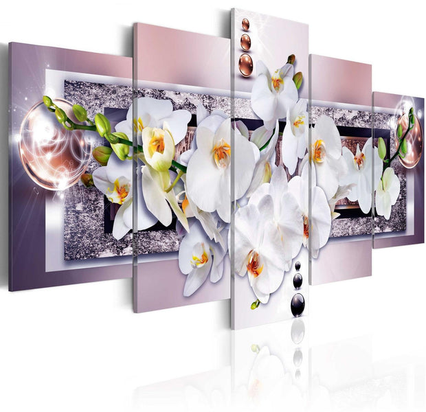 Stretched Canvas Floral Art - Mysterious Orchid-Tiptophomedecor