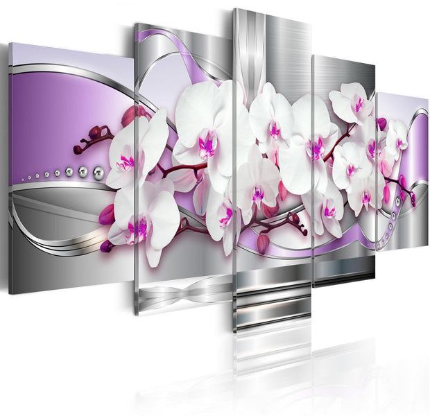 Stretched Canvas Floral Art - Orchid And Fantasy-Tiptophomedecor