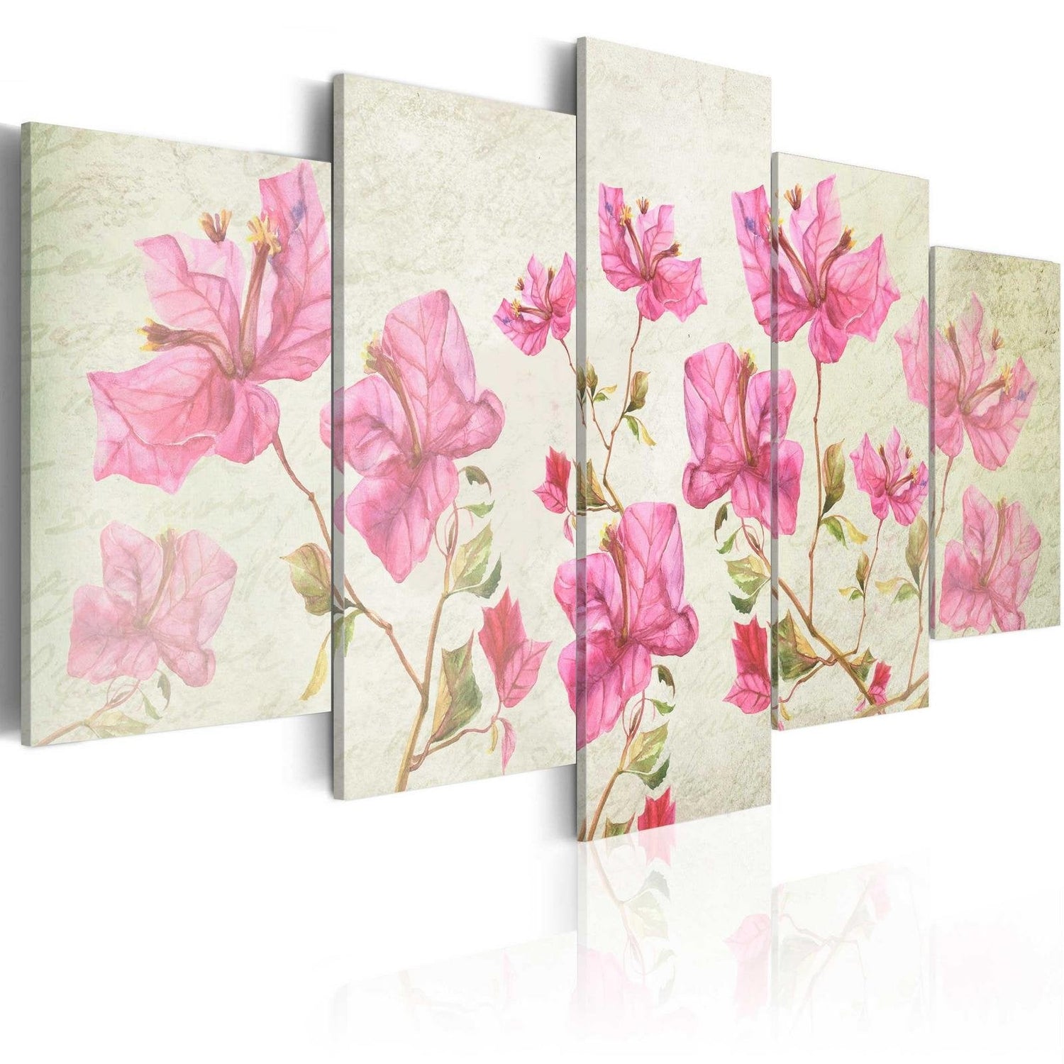 Stretched Canvas Floral Art - Picture With Flower-Tiptophomedecor