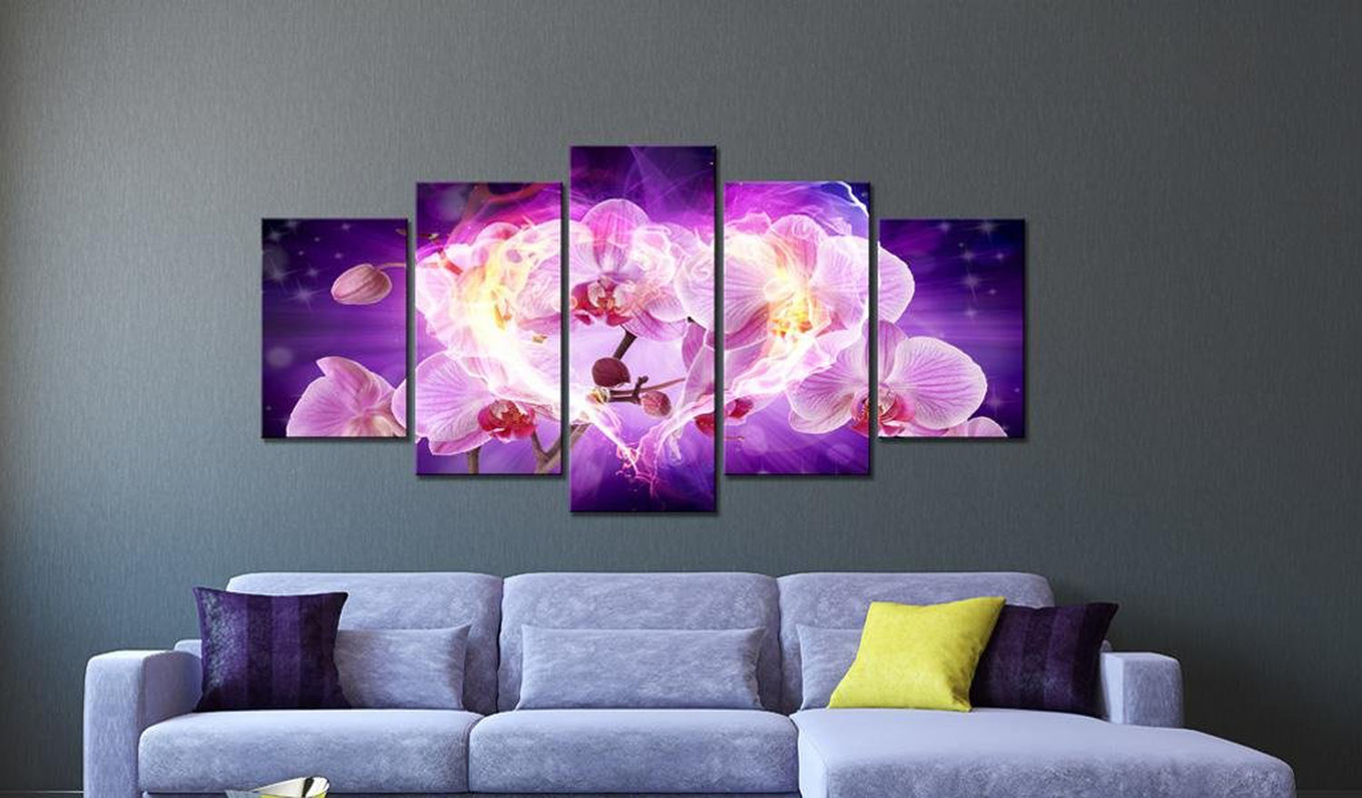 Stretched Canvas Floral Art - Powerful Love-Tiptophomedecor