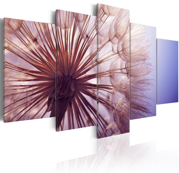 Stretched Canvas Floral Art - Purple Glare-Tiptophomedecor