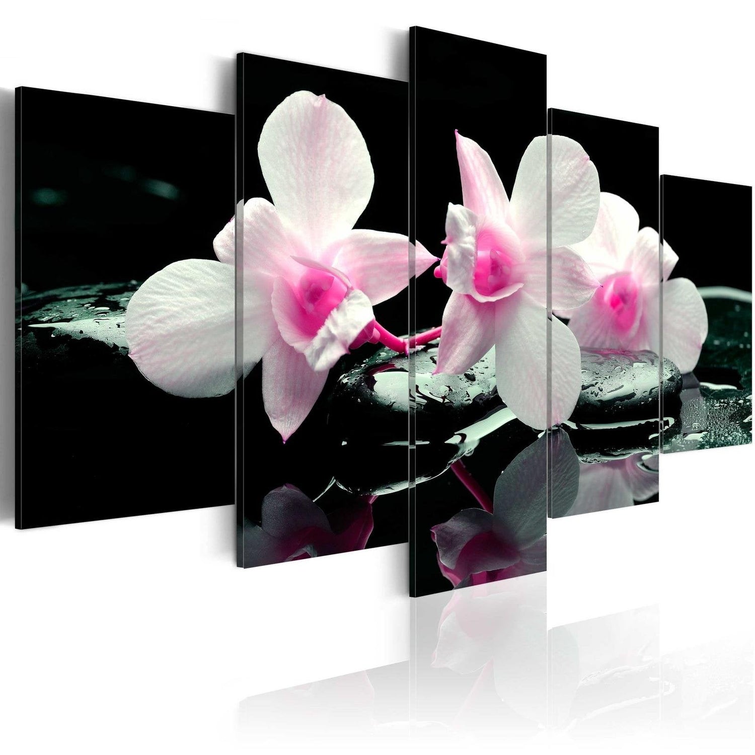Stretched Canvas Floral Art - Rest Of Orchids-Tiptophomedecor