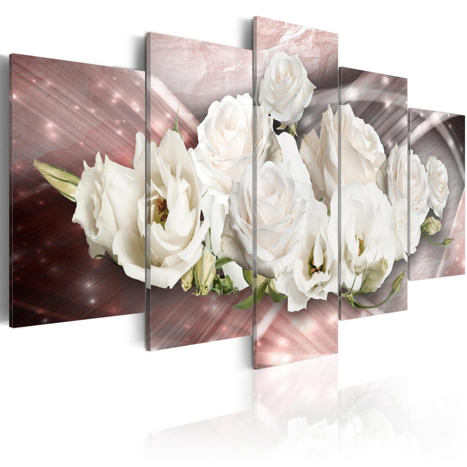 Stretched Canvas Floral Art - Romantic Bouquet-Tiptophomedecor