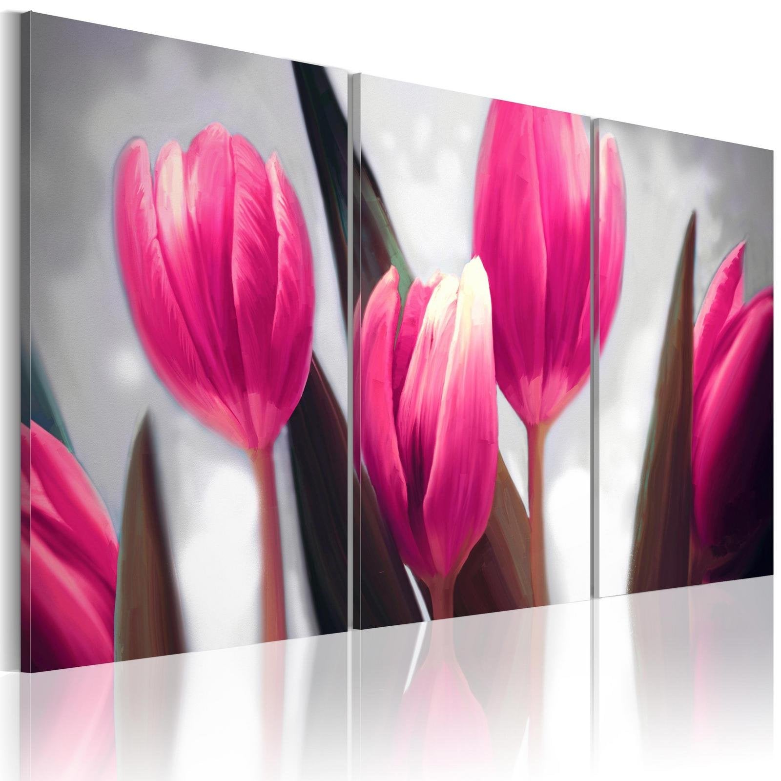 Stretched Canvas Floral Art - Romantic Moments-Tiptophomedecor