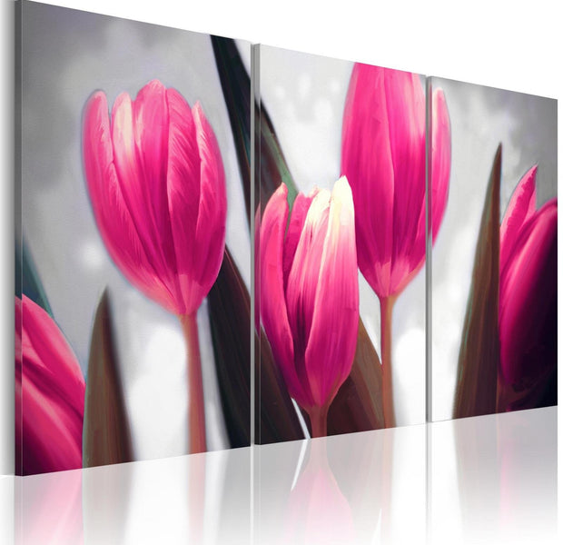 Stretched Canvas Floral Art - Romantic Moments-Tiptophomedecor
