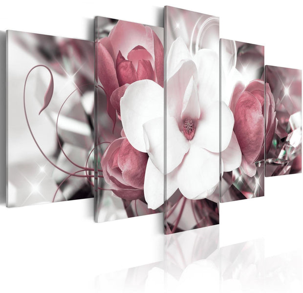 Stretched Canvas Floral Art - Ruby Goddess-Tiptophomedecor