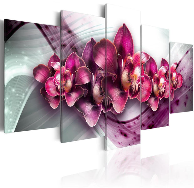 Stretched Canvas Floral Art - Ruby Queen-Tiptophomedecor