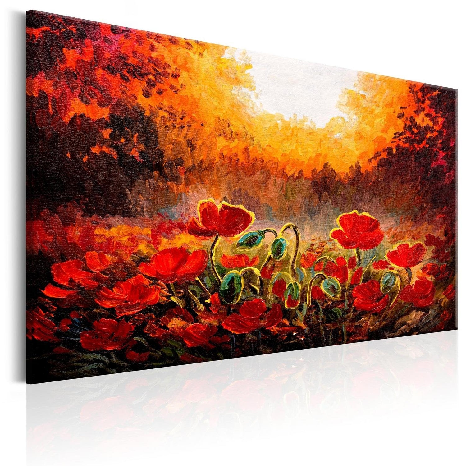 Stretched Canvas Floral Art - Secret Meadow-Tiptophomedecor
