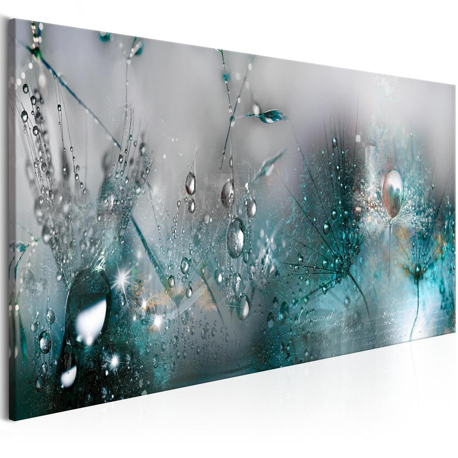 Stretched Canvas Floral Art - Sonata In Blue-Tiptophomedecor