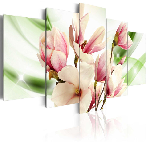 Stretched Canvas Floral Art - Sound Of Gentleness-Tiptophomedecor