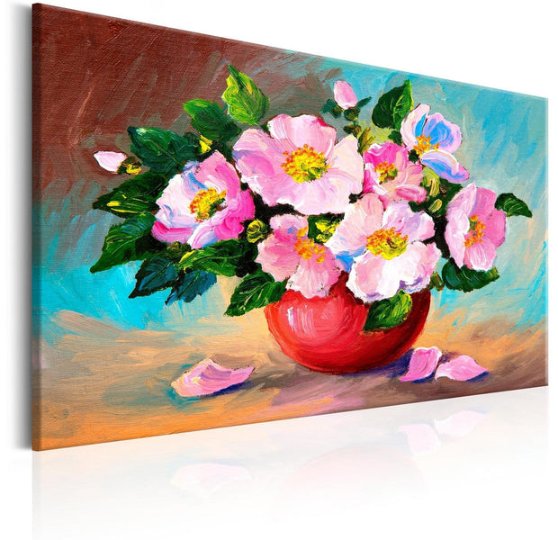 Stretched Canvas Floral Art - Spring Bunch-Tiptophomedecor