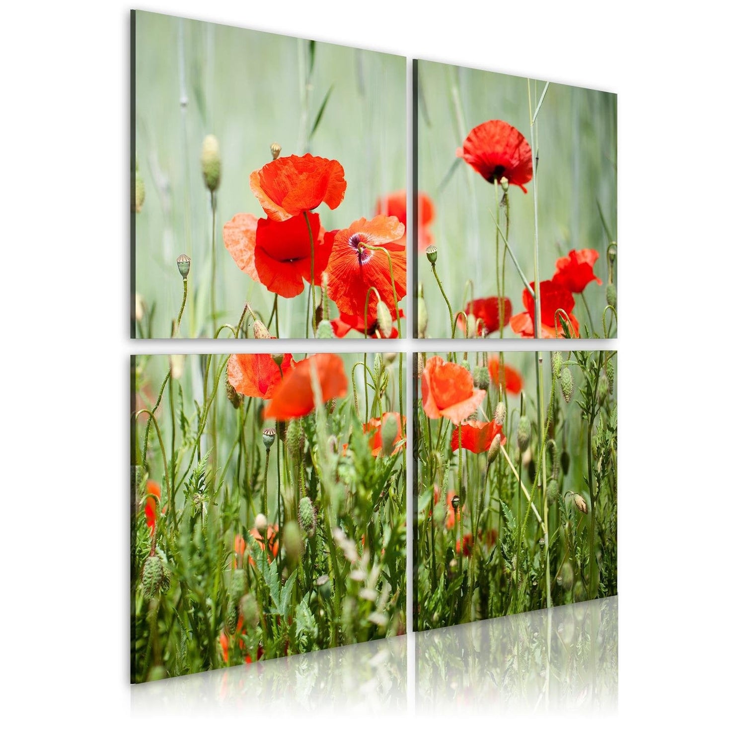 Stretched Canvas Floral Art - Springtime-Tiptophomedecor