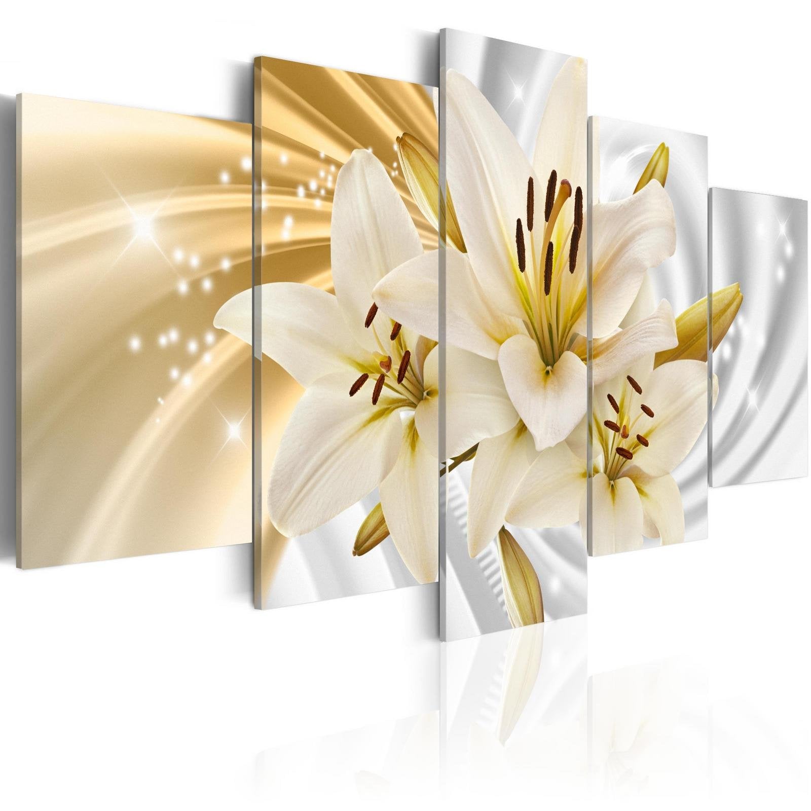 Stretched Canvas Floral Art - Stellar Bouquet-Tiptophomedecor