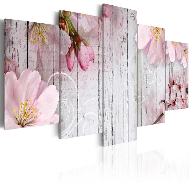Stretched Canvas Floral Art - Subtlety Of Flowers-Tiptophomedecor