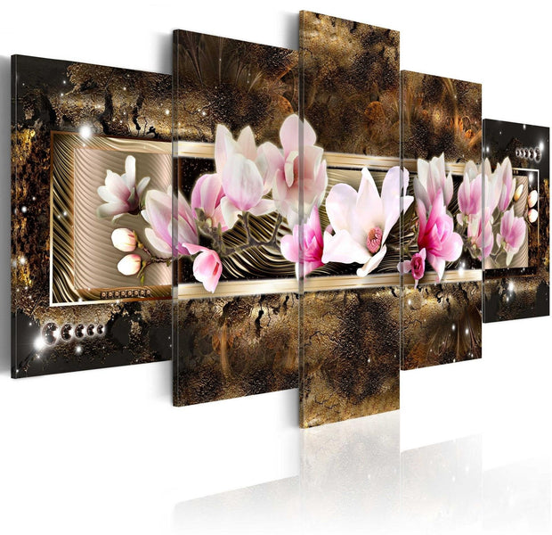Stretched Canvas Floral Art - The Dream Of A Magnolia-Tiptophomedecor